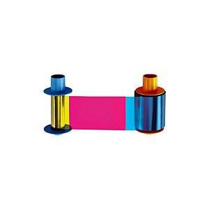 Ribbon Color YMCK HID Fargo 084051 - 500 Imagens para Impressora HDP 5000