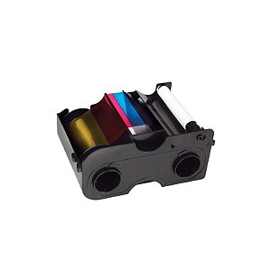 Ribbon Colorido YMCKO de 250 impressões 045000 compatível para impressora DTC1250e