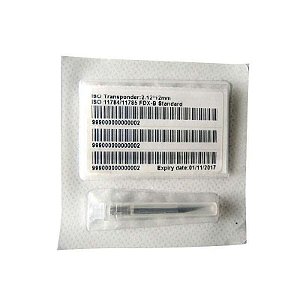 Microchip de qualidade com agulha