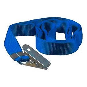 Cordão para crachá liso de 10, 12 ou 13 mm, acabamento com clips modelo jacaré