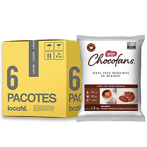 Achocolatado Vending Chocofans Nestlé - 7,8KG (6x1,3Kg)