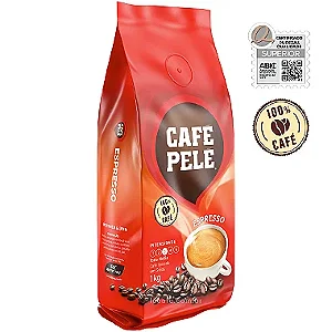 Café Em Grãos Pelé Espresso 1kg - 100% Café Superior Puro