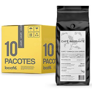Café em Grãos Imigrante 100% Arábica 10kg - (10x1Kg)