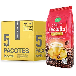 Café em Grãos Evolutto Espresso Cooxupe 5kg - (5x1Kg)