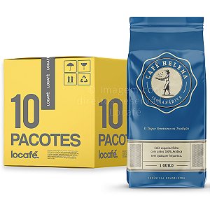 10Kg Café em Grãos Helena - Gourmet 100% Arábica
