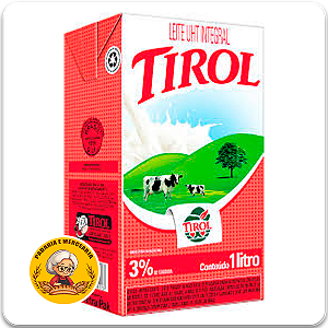 Leite UHT Integral Tirol Caixa 1L