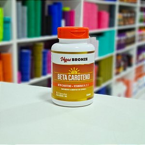 Vegas Bronze Cápsulas de Betacaroteno 60 Comprimidos