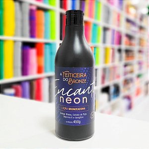 Feiticeira do Bronze Encanto Neon Loção Bronzeadora 450g