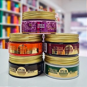 Kit 4 Parafinas 200g + 1 Betacaroteno 200g Duotrato (PROMOÇÃO)