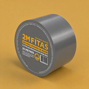 Fita 2M Cinza 40mm