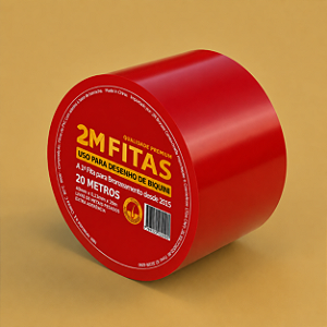 Fita 2M Vermelha 40mm