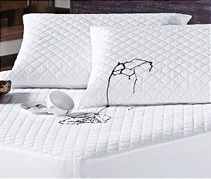 Protetor Colchão Cama Solteiro Impermeável Elástico Capa Protetora - 1 Pçea