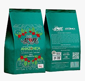 CAFÉ TORRADO E  MOIDO APORÉ REGIAO AMAZÔNICA ROBUSTA  250GR SUPERIOR