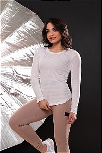 Blusa Baby manga longa