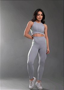Conjunto legging Active poliamida com bolso