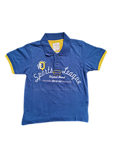 Camisa Polo Infantil Azul – Quimby