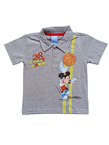 Camiseta Polo Infantil Mickey Mouse – Estilo esportivo com o toque Disney