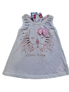 Blusinha Hello Kitty com Laço 3D – Licenciado Oficial