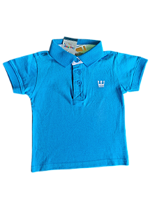 Camisa Polo Infantil Azul – Colorittta