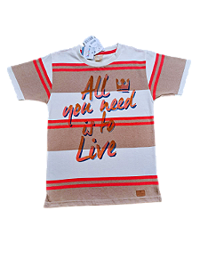 Camiseta Infantil Masculina Listrada – Coloritta