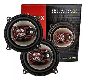 Alto Falante Bravox B3x50x 5 Polegadas 100w 50w Rms Cor Preto/prata