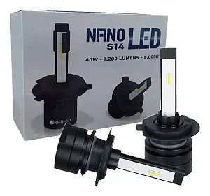 Led Nano Automotiva H1 H3 H4 H7 H8 H11 H16 H27 Hb3 Hb4