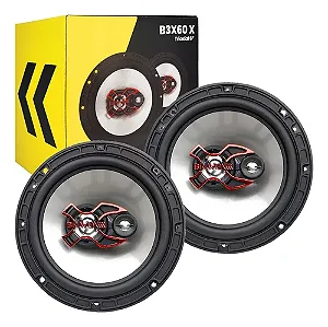 Alto Falante Bravox 6 Polegadas Triaxial B3x60x 100wrms Par