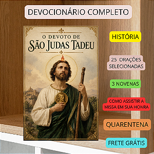 DEVOCIONÁRIO COMPLETO DE SÃO JUDAS com frete grátis