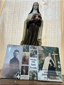 SUPER KIT SANTA TERESINHA  / 3 livros + medalha com relíquia(brinde)
