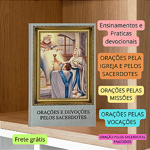 Orações e devoções pelos sacerdotes - DEVOCIONÁRIO COMPLETO - FRETE GRÁTIS