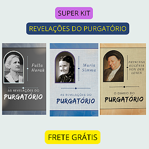SUPER KIT REVELAÇÕES DO PURGATÓRIO - MARIA SIMMA PRINCESA EUGENE E FULLA HORAK com frete grátis