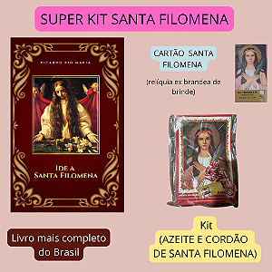 IDE A SANTA FILOMENA - LIVRO MAIS COMPLETO DE SANTA FILOMENA DO BRASIL com quaresma