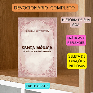 Devocionário de SANTA MÔNICA com frete grátis