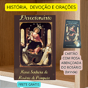 DEVOCIONÁRIO NOSSA SENHORA DE POMPEIA e brinde com frete grátis