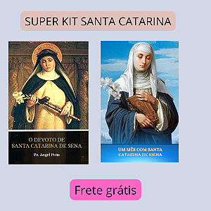 SUPER KIT SANTA CATARINA - 30 DIAS COM SANTA CATARINA + VIDA DE SANTA CATARINA e frete grátis. A partir 14/05