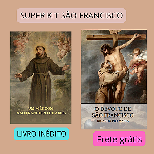 SUPER KIT SÃO FRANCISCO - Devocionário completo + livro inédito + frete grátis