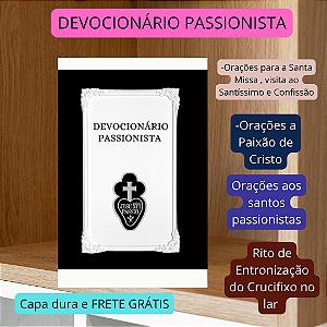 DEVOCINÁRIO PASSIONISTA - Relançamento inédito - capa dura e frete grátis