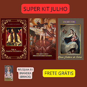 SUPER KIT JULHO - 3 LIVROS - Frete grátis