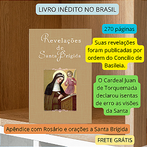 AS REVELAÇÕES DE SANTA BRÍGIDA - inédito no Brasil - com frete grátis