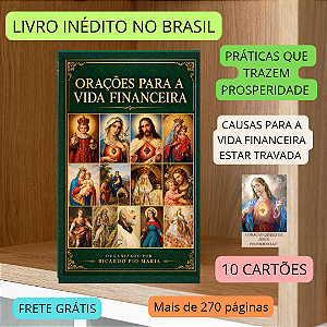 ORAÇÕES PARA A VIDA FINANCEIRA - Devoções para prosperidade espiritual e material - Frete grátis
