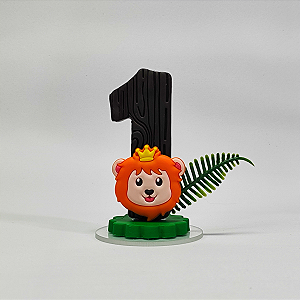 Vela de Aniversário - Safari 1 Ano