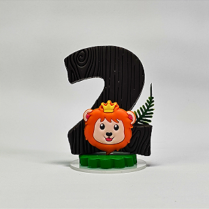 Vela de Aniversário - Safari 2 Anos