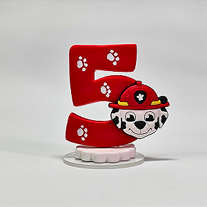 Vela de Aniversário – Tema Patrulha Canina 5 Anos