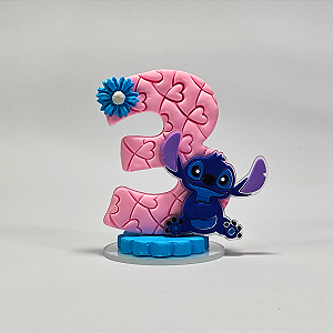 Vela de Aniversário – Tema Lilo & Stitch 3 Anos