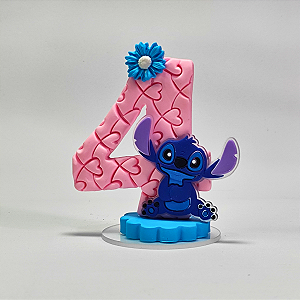 Vela de Aniversário – Tema Lilo & Stitch 4 Anos