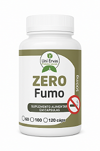 Zero Fumo 500mg – Uni Ervas (60 cápsulas)