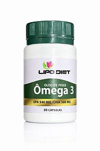 Ômega 3 Lipo Diet – Óleo de Peixe (30 Cápsulas)