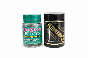 ComBo emagrecedor Gold 800 miligramas + Detox Cha verde lipo diet