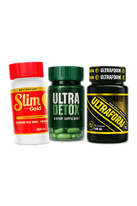 🔥 Super Combo Emagrecimento: Ultraform Gold + Slim Gold + Ultradetox