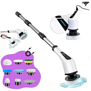 Escova de Limpeza Elétrica Rotativa LUXO